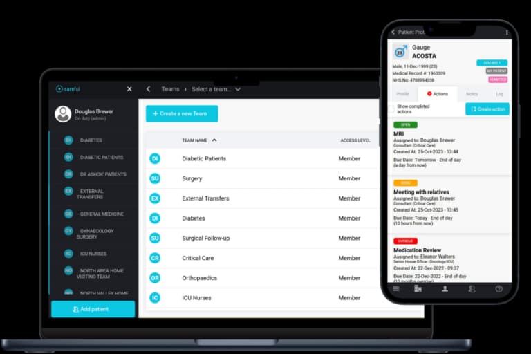 CAREFUL platform on multiple devices
